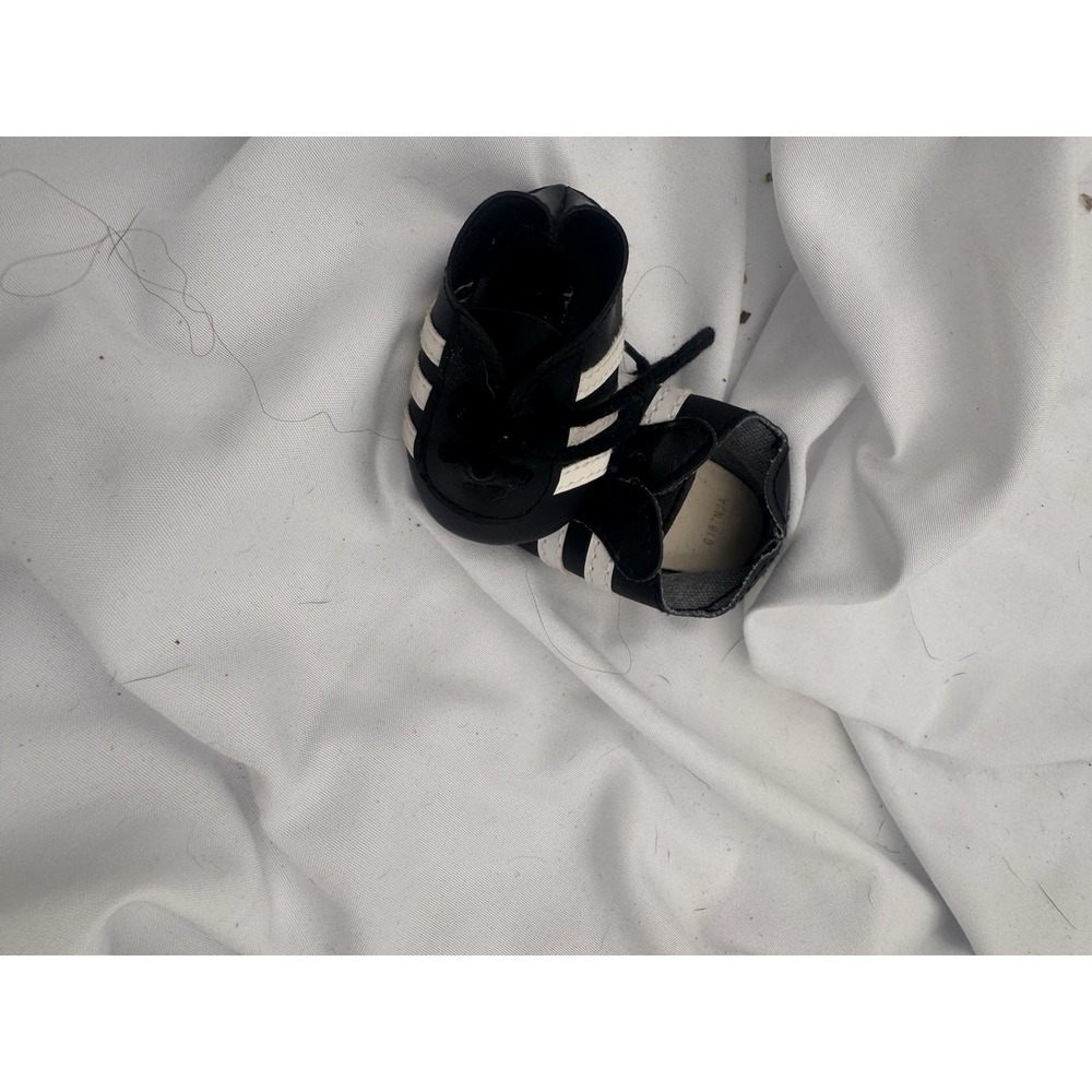 American Girl Doll SOCCER CLEATS Black Shoes Spikes Real Laces Authentic